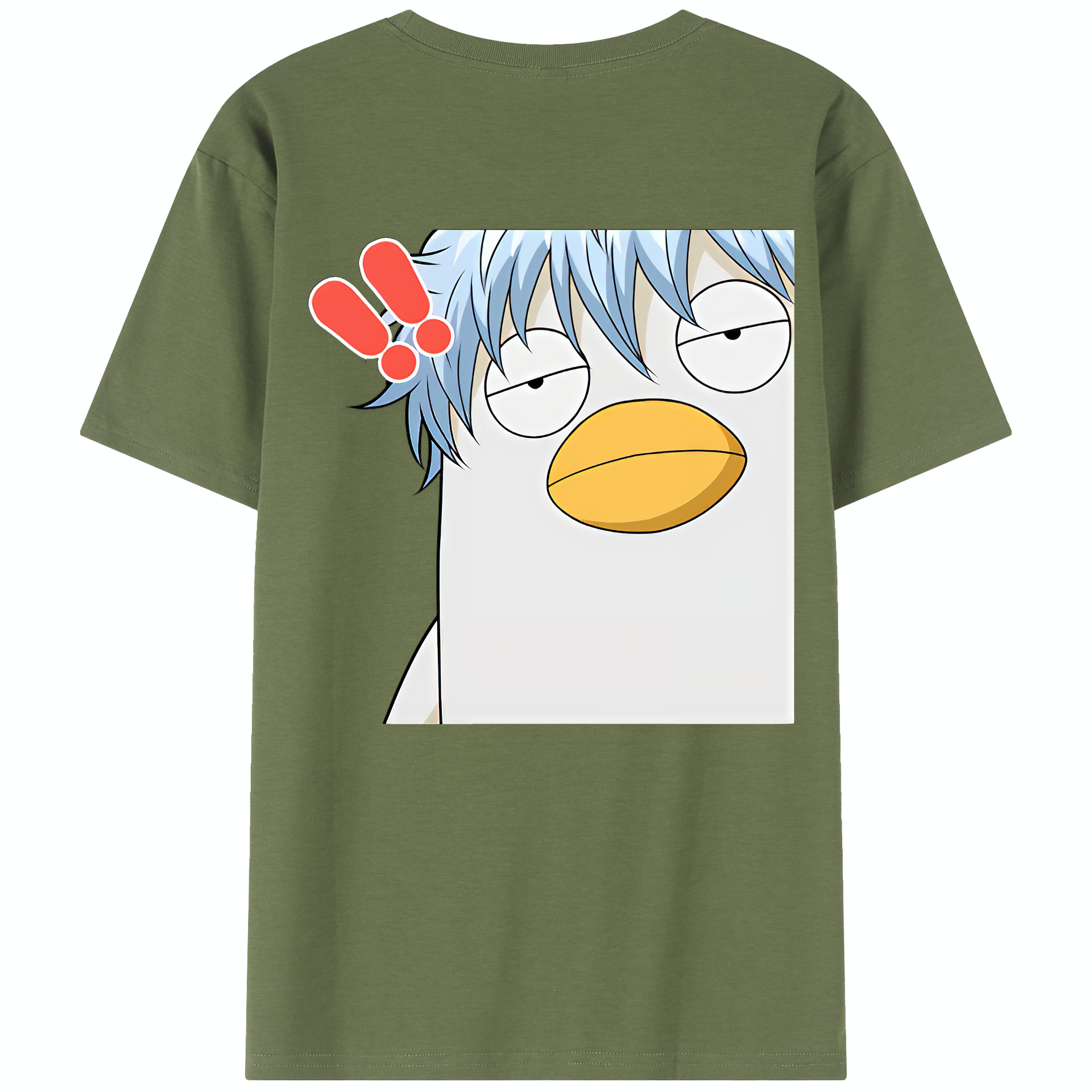 （画像用） ぎんたま 坂田銀時（さかたぎんとき） 神楽 志村新八（しむら しんぱち） GINTAMA Sakata Gintoki Kagura Shimura Shinpachi 綿100％半袖Tシャツ（背面プリント）